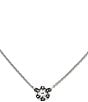 James Avery Cherished Birthstone Necklace with Lab-Created Gem, Color:Sterling White Sapphire - Image 2