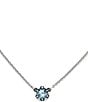 James Avery Cherished Birthstone Necklace with Lab-Created Gem, Color:Sterling Aqua - Image 2
