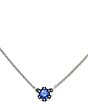Color:Sterling Blue Sapphire - Image 1 - Cherished Birthstone Necklace with Lab-Created Blue Sapphire