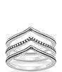 James Avery Chevron Ring Set - Image 1