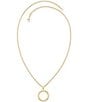 Color:14K Gold - Image 3 - 14K Circlet Charm Holder Necklace
