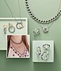 James Avery Connected Circles Necklace, Color:Sterling Silver/14K Gold - Image 3