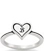 James Avery Delicate Heart Initial Ring - Image 4