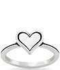 James Avery Delicate Heart Initial Ring - Image 5