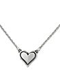 James Avery Delicate Heart Necklace, Color:Sterling Silver - Image 2
