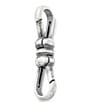 Color:Sterling Silver - Image 1 - Double Sided Changeable Charm Holder Fob