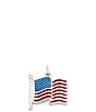 James Avery Enamel American Flag Charm - Image 1