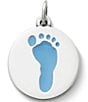 James Avery Enamel Baby Footprint Charm - Image 2