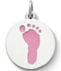 James Avery Enamel Baby Footprint Charm - Image 1