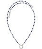 James Avery Enamel Beaded Chain Changeable Charm Holder Necklace - Image 1