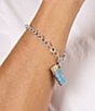 James Avery Enamel Bluebell Ice Cream Sandwich Novelty Charm, Color:Sterling Bronze - Image 3