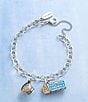 James Avery Enamel Bluebell Ice Cream Sandwich Novelty Charm, Color:Sterling Bronze - Image 4