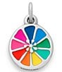Color:Sterling Multi - Image 2 - Enamel Colorful Lemon Twist Charm