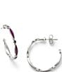 James Avery Enamel Cordoba Hoop Ear Posts - Image 1