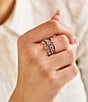 James Avery Enamel Cordoba Stacker Ring, Color:Sterling Black - Image 2
