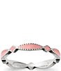 James Avery Enamel Cordoba Stacker Ring, Color:Sterling Pink - Image 1