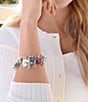 James Avery Enamel Daisy Heart Charm, Color:Sterling Silver - Image 5
