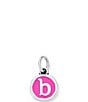James Avery Enamel Dark Pink Initial Charm - Image 4