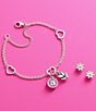 James Avery Enamel Dark Pink Initial Charm - Image 3