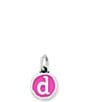 James Avery Enamel Dark Pink Initial Charm - Image 6