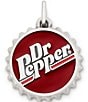 James Avery Enamel Dr Pepper Bottle Cap Charm, Color:Sterling Silver - Image 1