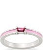 James Avery Enamel Gemstone Stacker Ring, Color:Sterling Silver/Garnet - Image 1