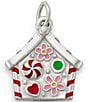 James Avery Enamel Gingerbread House Charm, Color:Sterling Silver - Image 2