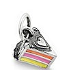 Color:Sterling Silver - Image 1 - Enamel Layer Cake Charm