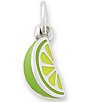 James Avery Enamel Lime Green Citrus Slice Charm - Image 1