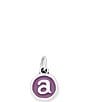 James Avery Enamel Purple Initial Charm - Image 1