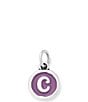 James Avery Enamel Purple Initial Charm - Image 3