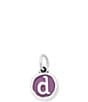 James Avery Enamel Purple Initial Charm - Image 4