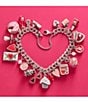 James Avery Enamel Small Heart Charm, Color:Pink - Image 3