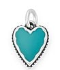 Color:Blue - Image 1 - Enamel Small Heart Charm