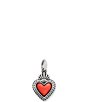 James Avery Enamel Sacred Heart Sterling Silver Charm - Image 1