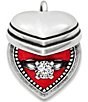 Color:Sterling Red - Image 2 - Enamel Say I Do Charm