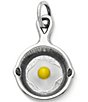 Color:Sterling Yellow - Image 1 - Enamel #double;Sunny Side Up#double; Charm