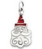 James Avery Enamel Sweet Santa Charm, Color:Sterling Multicolor - Image 1