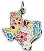 James Avery Enamel Texas Wildflower Charm, Color:Multi - Image 1