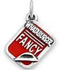Color:Sterling Red - Image 1 - Enamel Whataburger Fancy Ketchup Charm