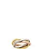 James Avery Entwined Trio 14K Scuptural Combo Ring - Image 1