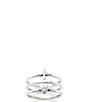 James Avery Faith & Love Heart Cross Ring Set - Image 1