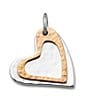 James Avery Fearless Hearts Charm, Color:Sterling Bronze - Image 1