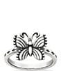 Color:Sterling Silver - Image 1 - Festival Butterfly Ring