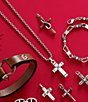 James Avery Fishers of Men Sculpted Cross Charm - Image 2