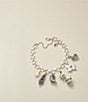 Color:Sterling Silver - Image 4 - Floral Horseshoe Charm