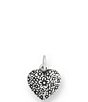 James Avery Flowered Heart Charm - Image 1