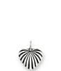 James Avery Fluted Heart Charm - Image 1