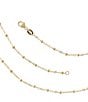 Color:14K Gold - Image 1 - Forged 14K Gold Beaded Chain