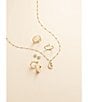 Color:14K Gold - Image 2 - Forged 14K Gold Beaded Chain